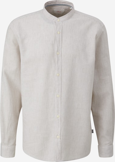 s.Oliver Button Up Shirt in Beige / White, Item view