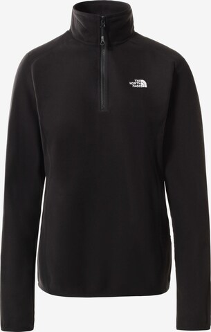 THE NORTH FACE Sports sweater 'Glacier' in Black: front