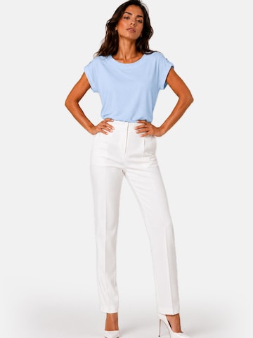 REGINA FASHION Shirt 'Blouse - Boat neckline plain' in Blue
