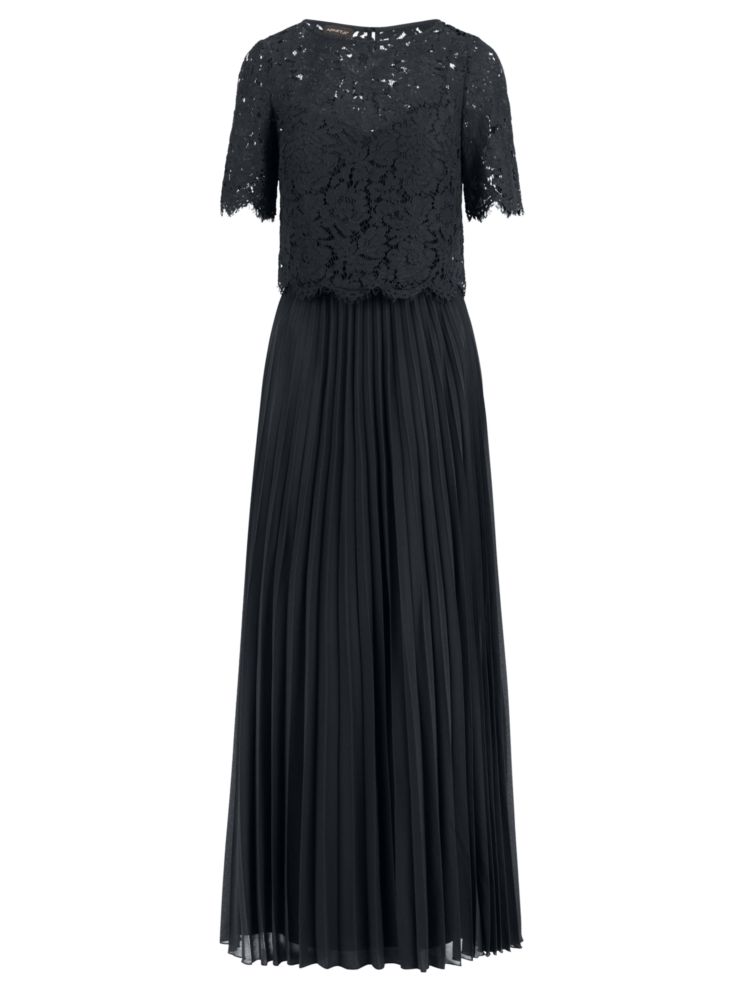 APART Evening Dress in Black: front