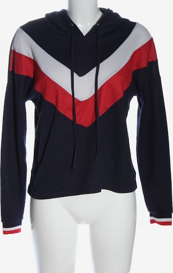 ONLY Sweatshirt & Zip-Up Hoodie in S in Blue / Red / White, Item view