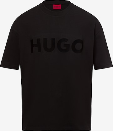 HUGO Shirt 'Dinkee' in Black: front