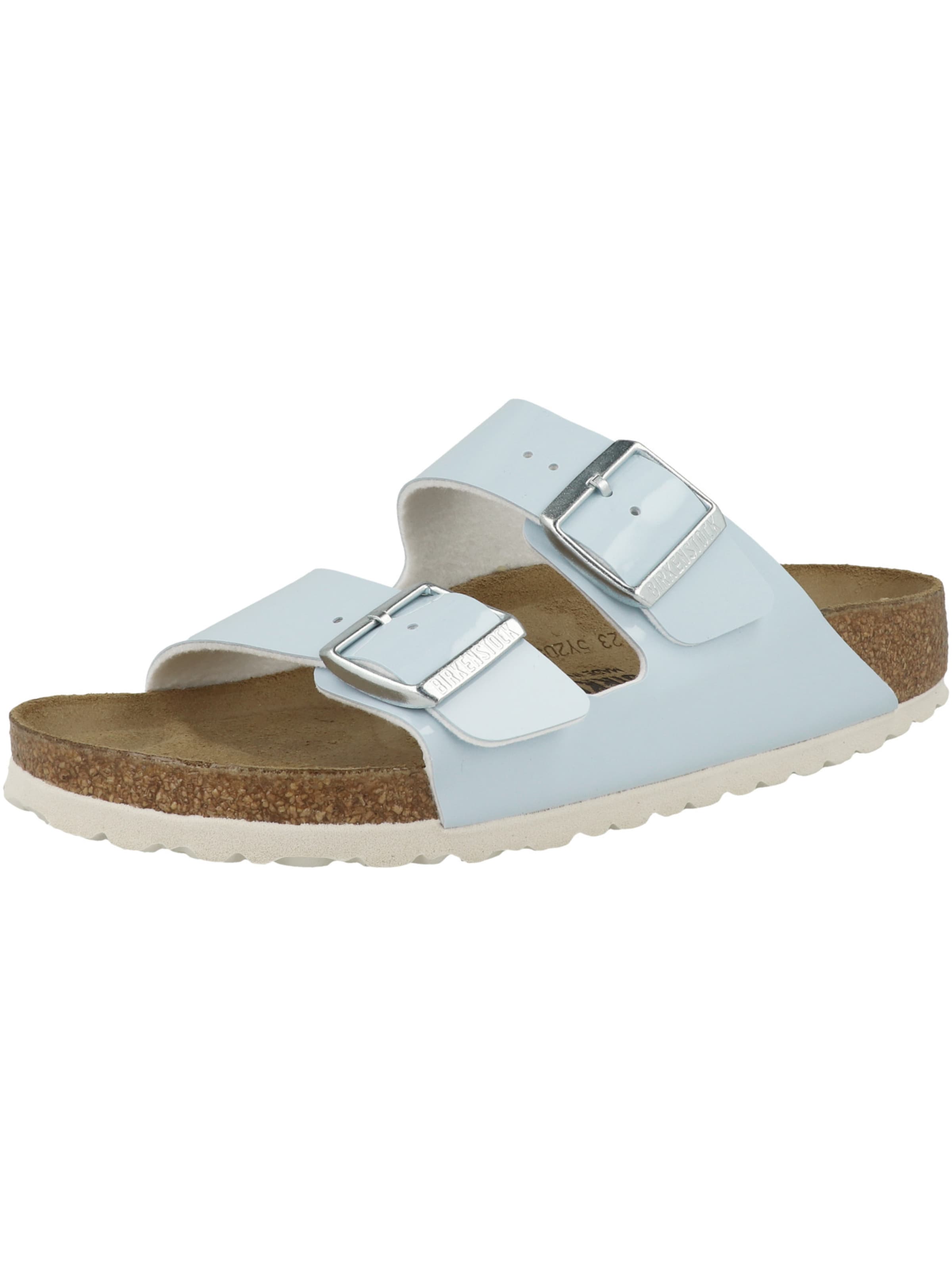 BIRKENSTOCK - Sapato aberto 'Arizona' em azul: frente