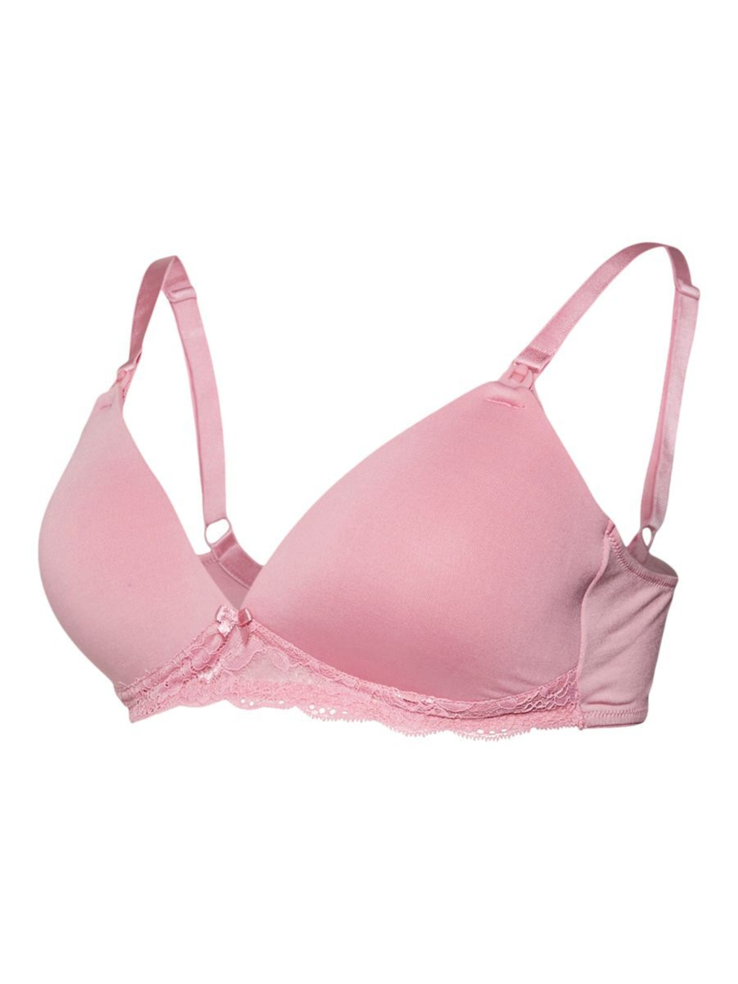 Reggiseno di MAMALICIOUS in rosa: frontale