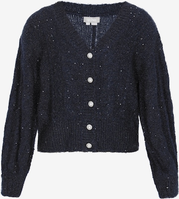 Cardigan Usha en bleu : devant
