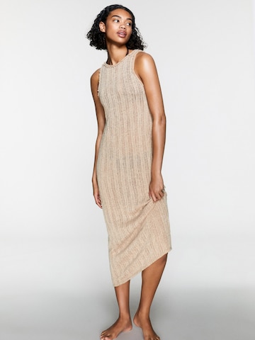 Pull&Bear Kleid in Beige: predná strana