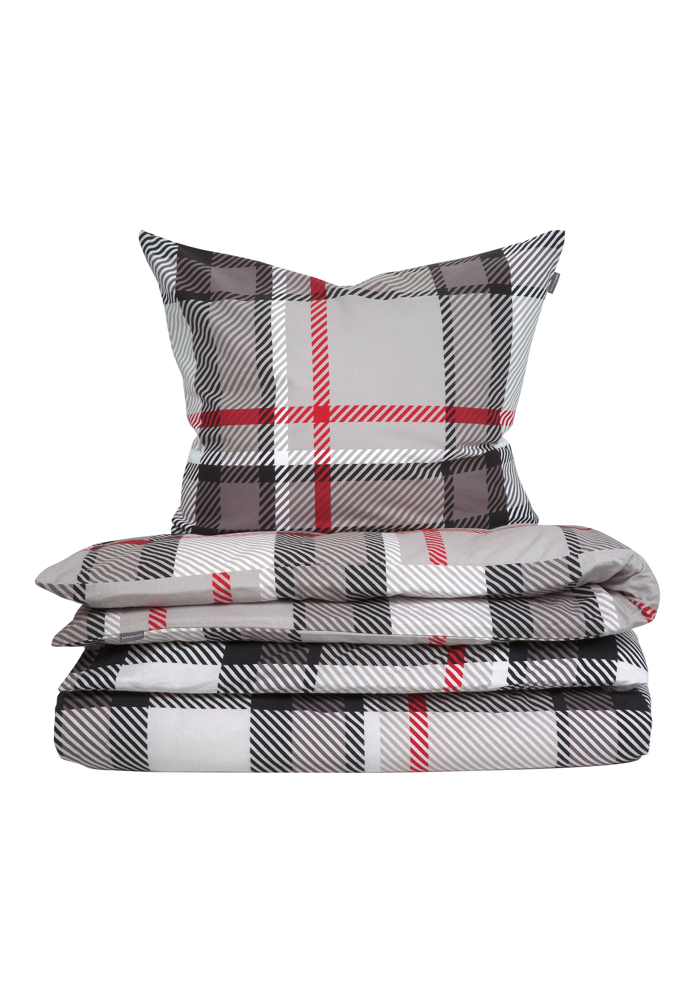 SCHIESSER Duvet cover 'Talisa' in Grey: front