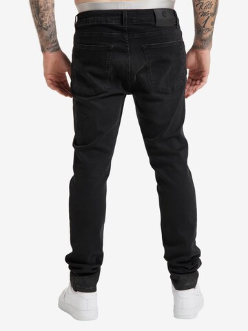Carlo Colucci Slim fit Jeans 'Cecchelin' in Black