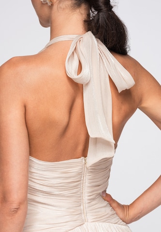 Robe de soirée Ombre en beige