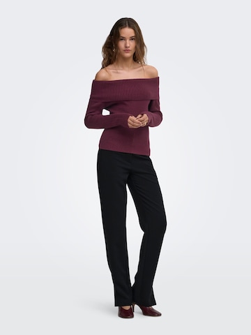 ONLY Sweater 'ONLKatia' in Red