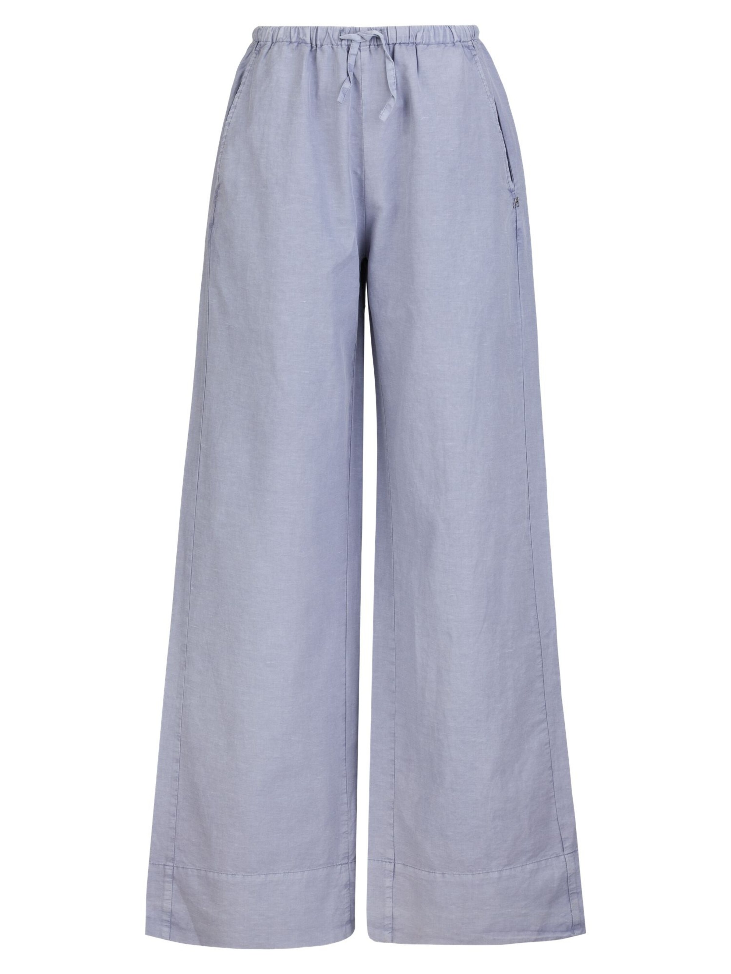 REPLAY Wide leg Trousers 'COMPONENTE' in Blue: front