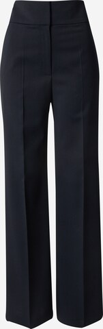 HUGO Wide leg Pleated Pants 'Himia' in Blue: front