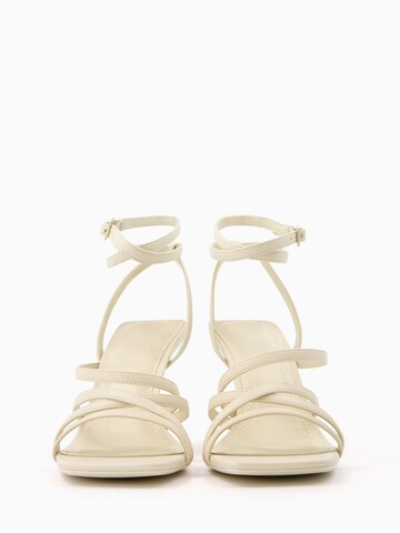 Bershka Strap Sandals in White