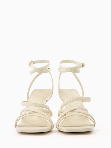 Bershka Strap sandal in White