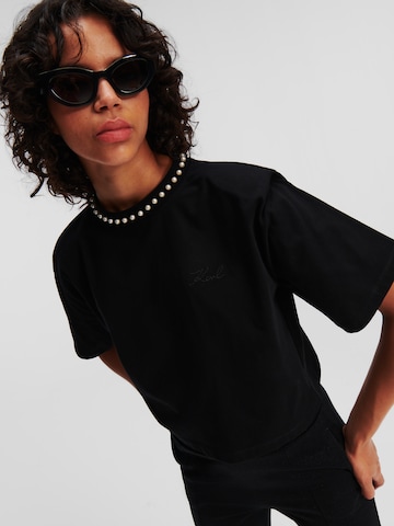 Karl Lagerfeld Koszulka w kolorze czarny