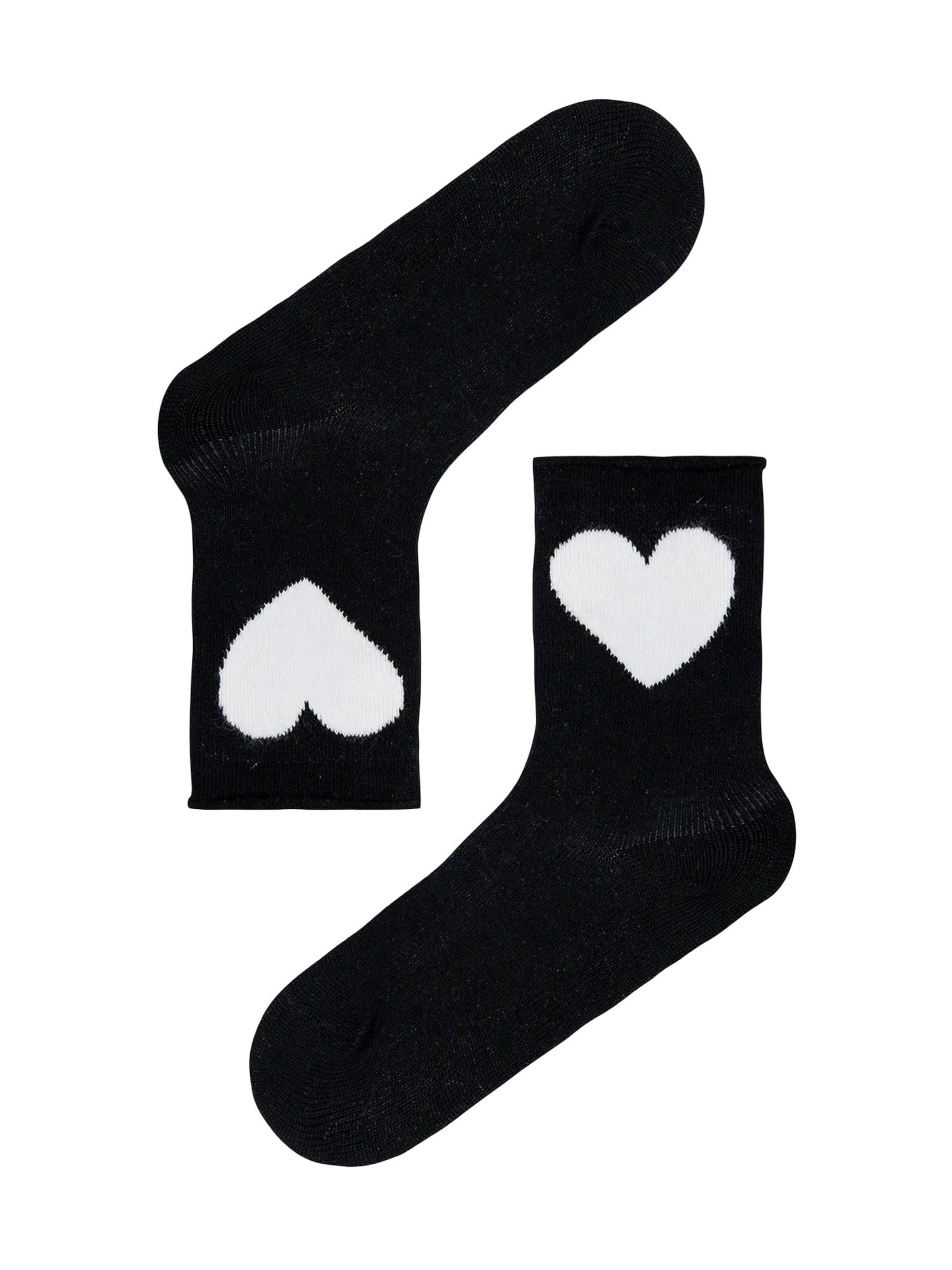 PentiČarape 'PENTI Love Bows Bow 4er-Pack Knöchelsocken' - crna boja