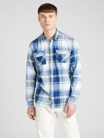 GARCIA - Regular Fit Camisa em azul: frente