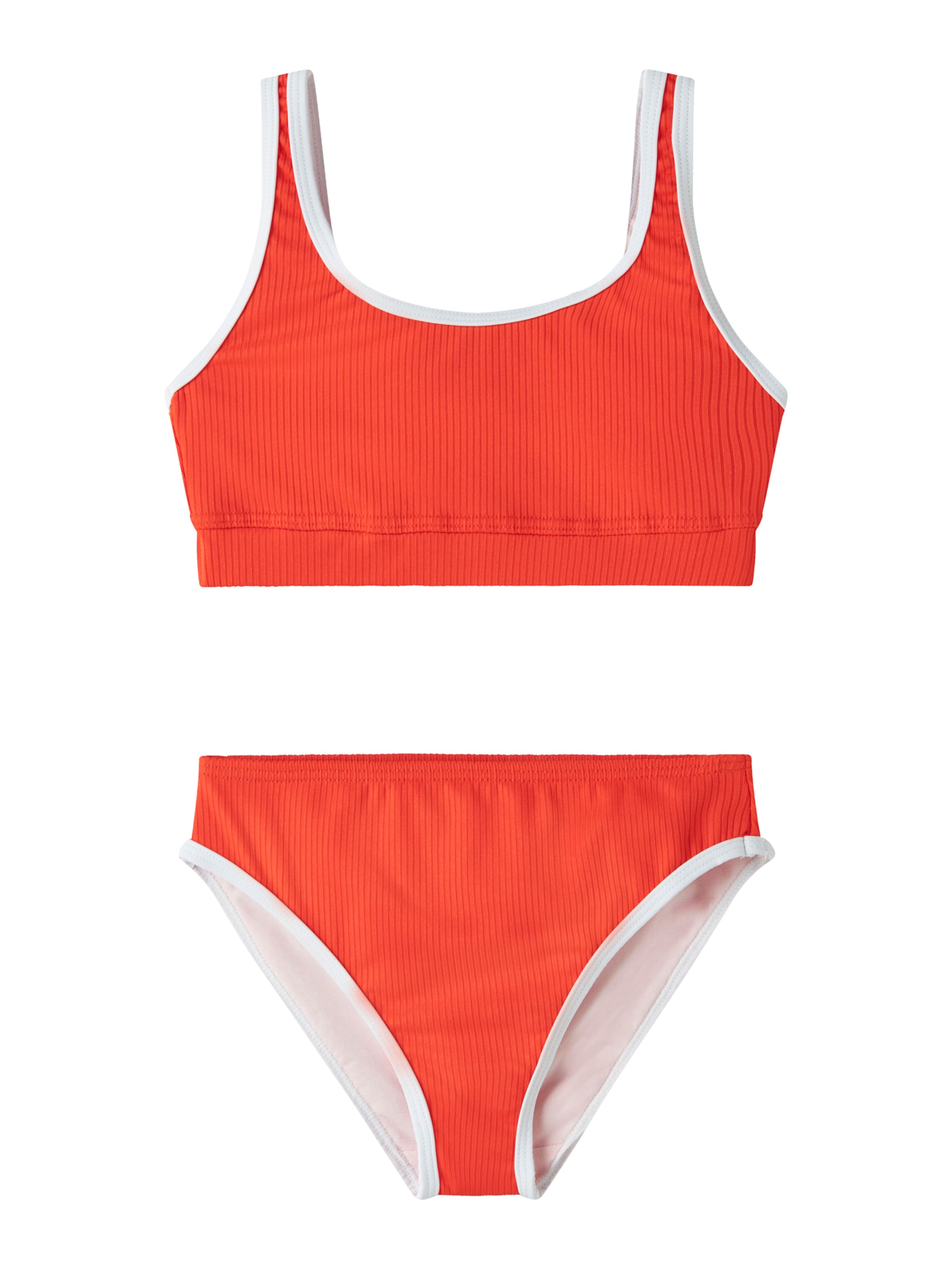 NAME IT Bustier Bikini 'NKFZONTRA' in Orange: Vorderseite