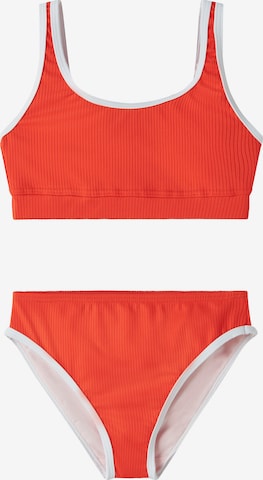 Bustier Bikini 'NKFZONTRA' NAME IT en orange : devant