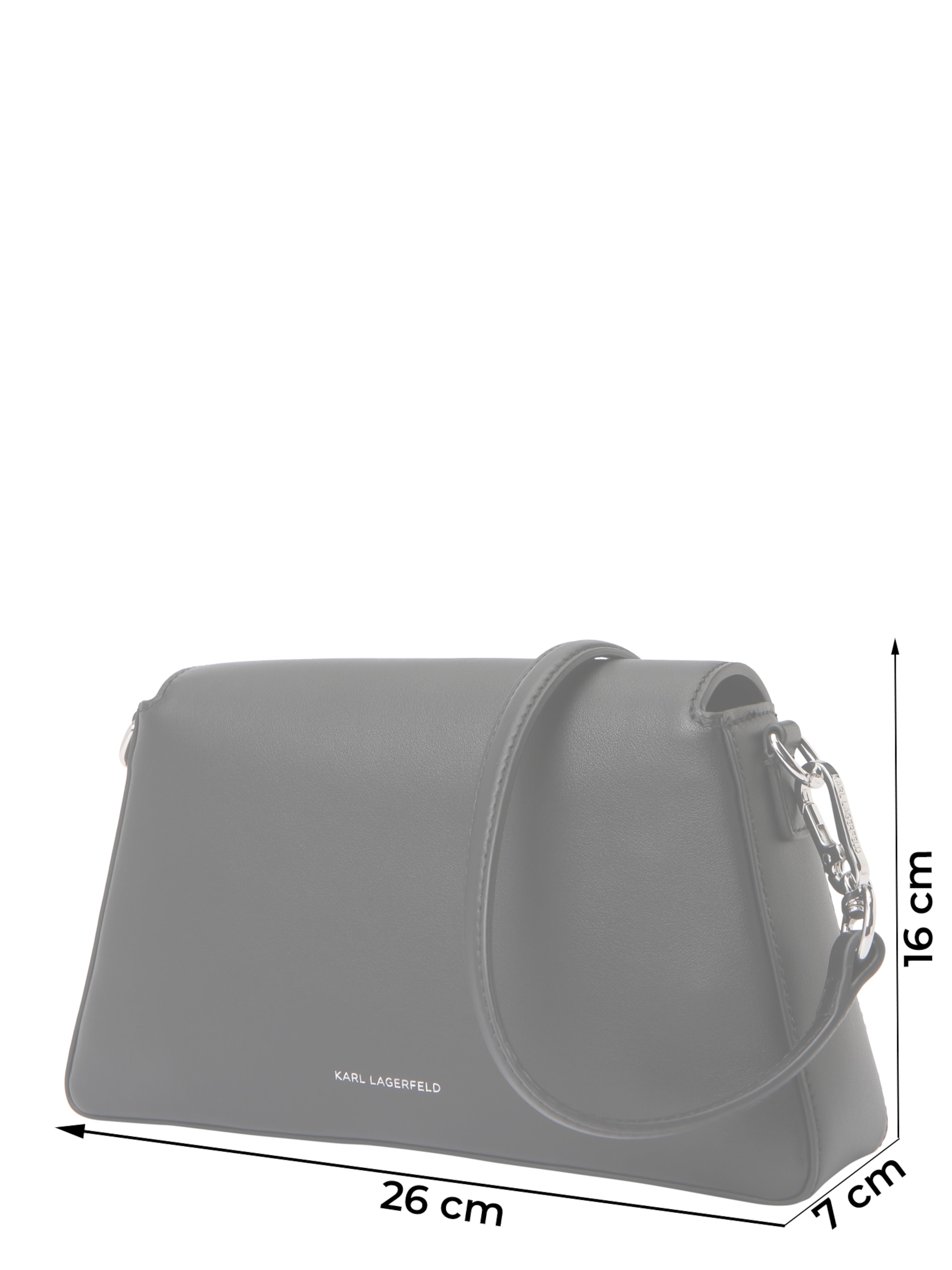 Karl Lagerfeld Сумка через плечо 'Ikon' в Черный