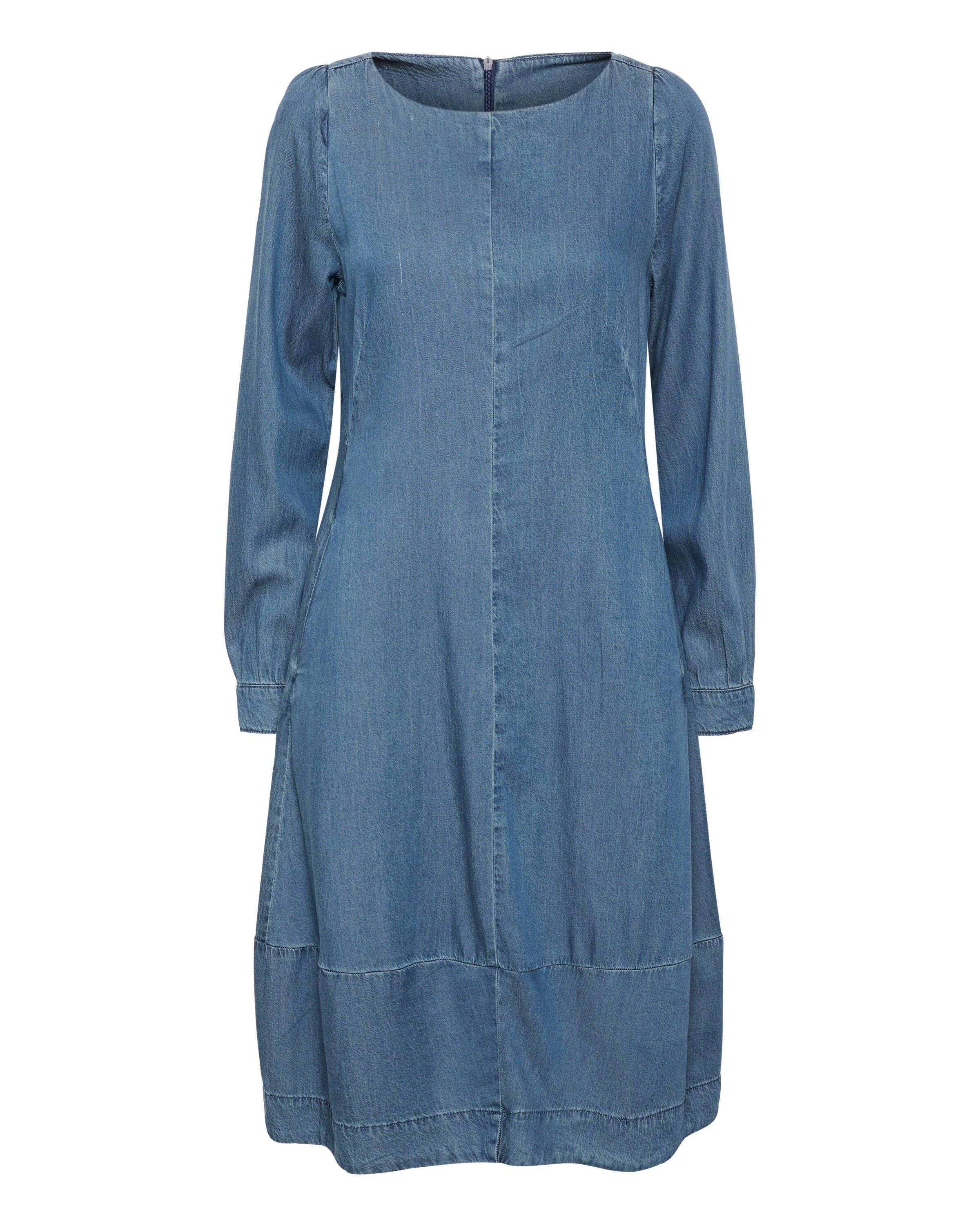 CULTURE Kjole 'Arpa' i blå: forside