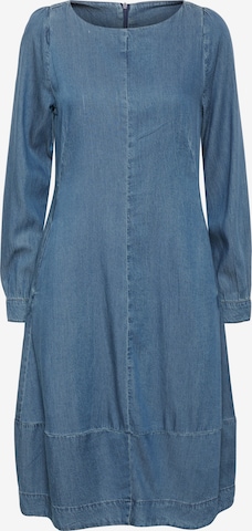 CULTURE Jurk 'Arpa' in Blauw: voorkant