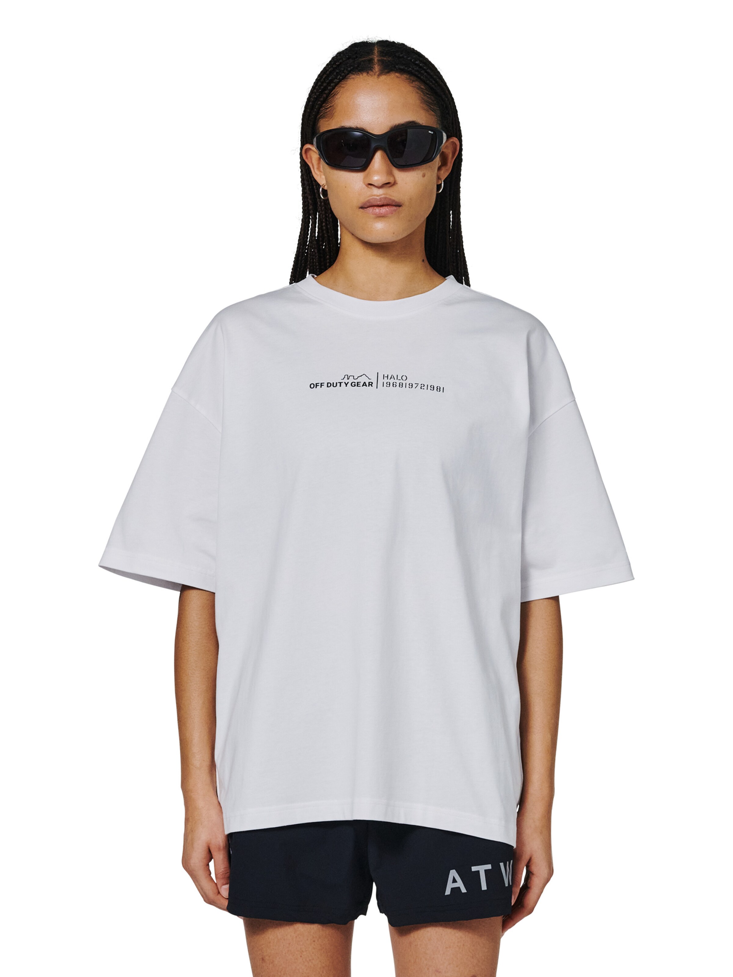 HALO T-Shirt in Weiß: Vorderseite