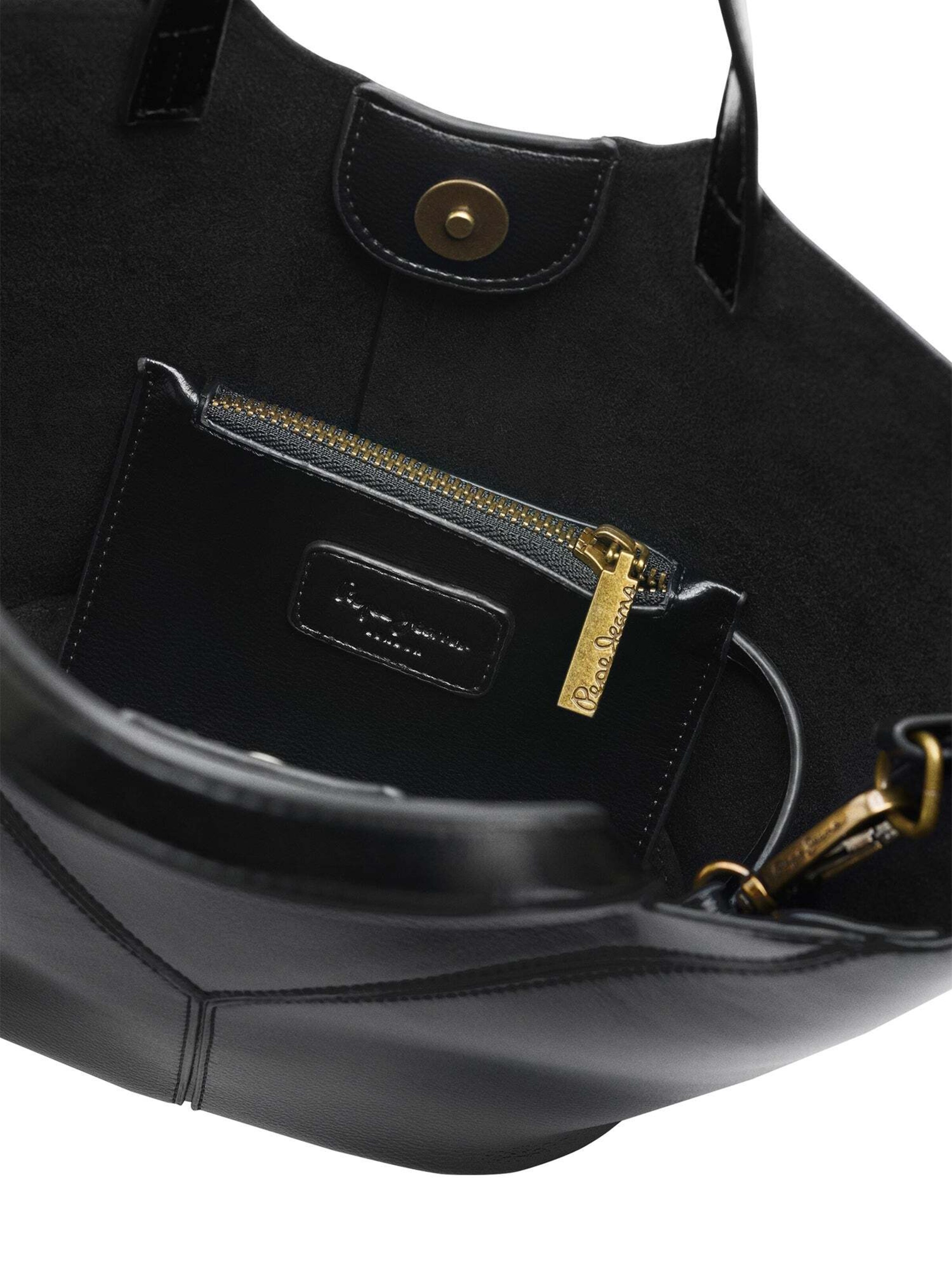 Pepe Jeans Handtasche 'Cevia Hexia' in Schwarz