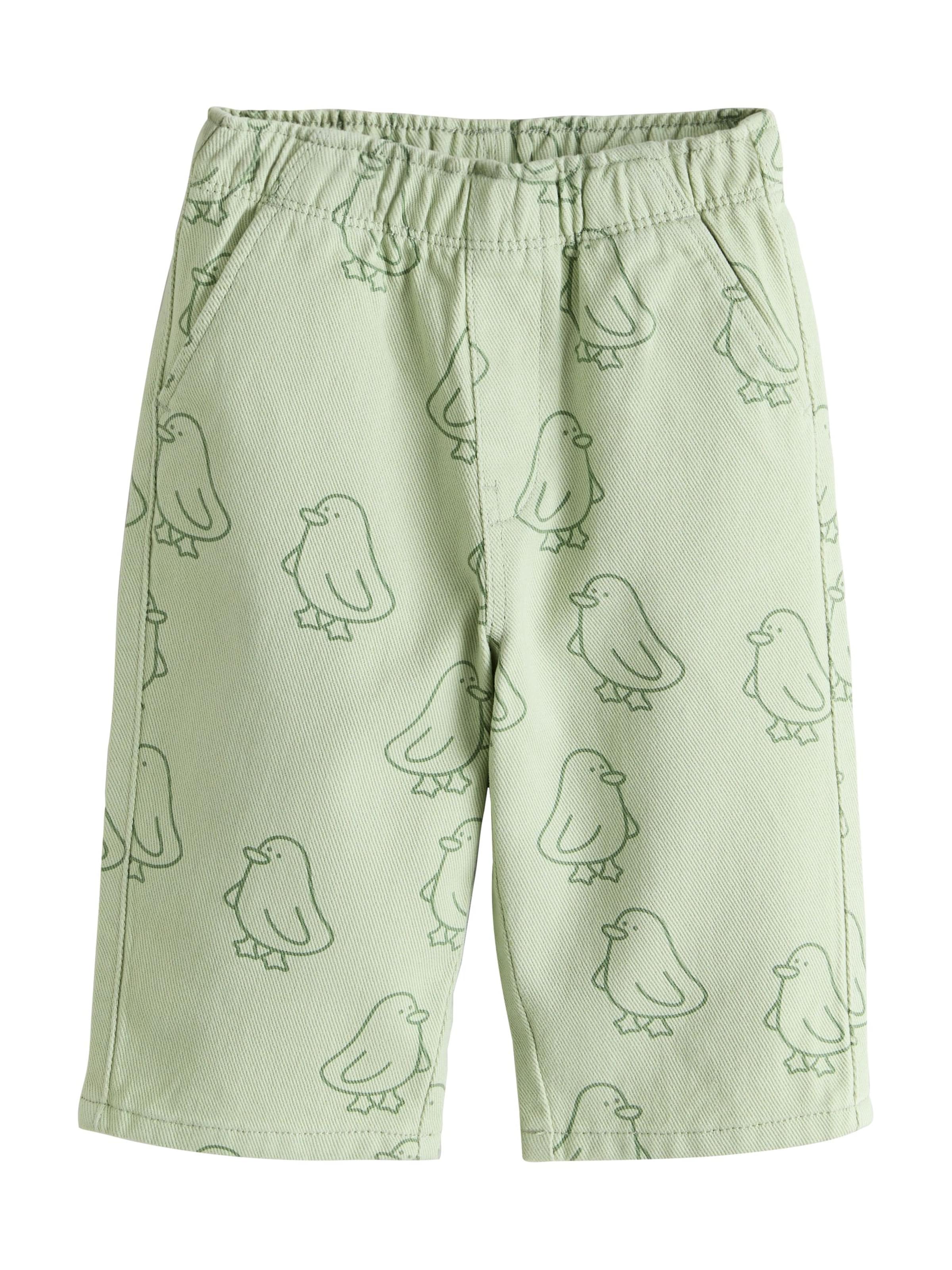 Next Loosefit Kalhoty – zelená: přední strana