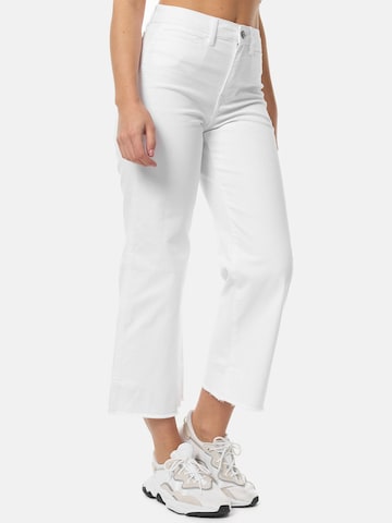 Wide Leg Jean 'F113' Tazzio en blanc
