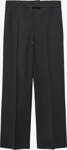 MANGO Pleated Pants 'Carlos' in Black: front