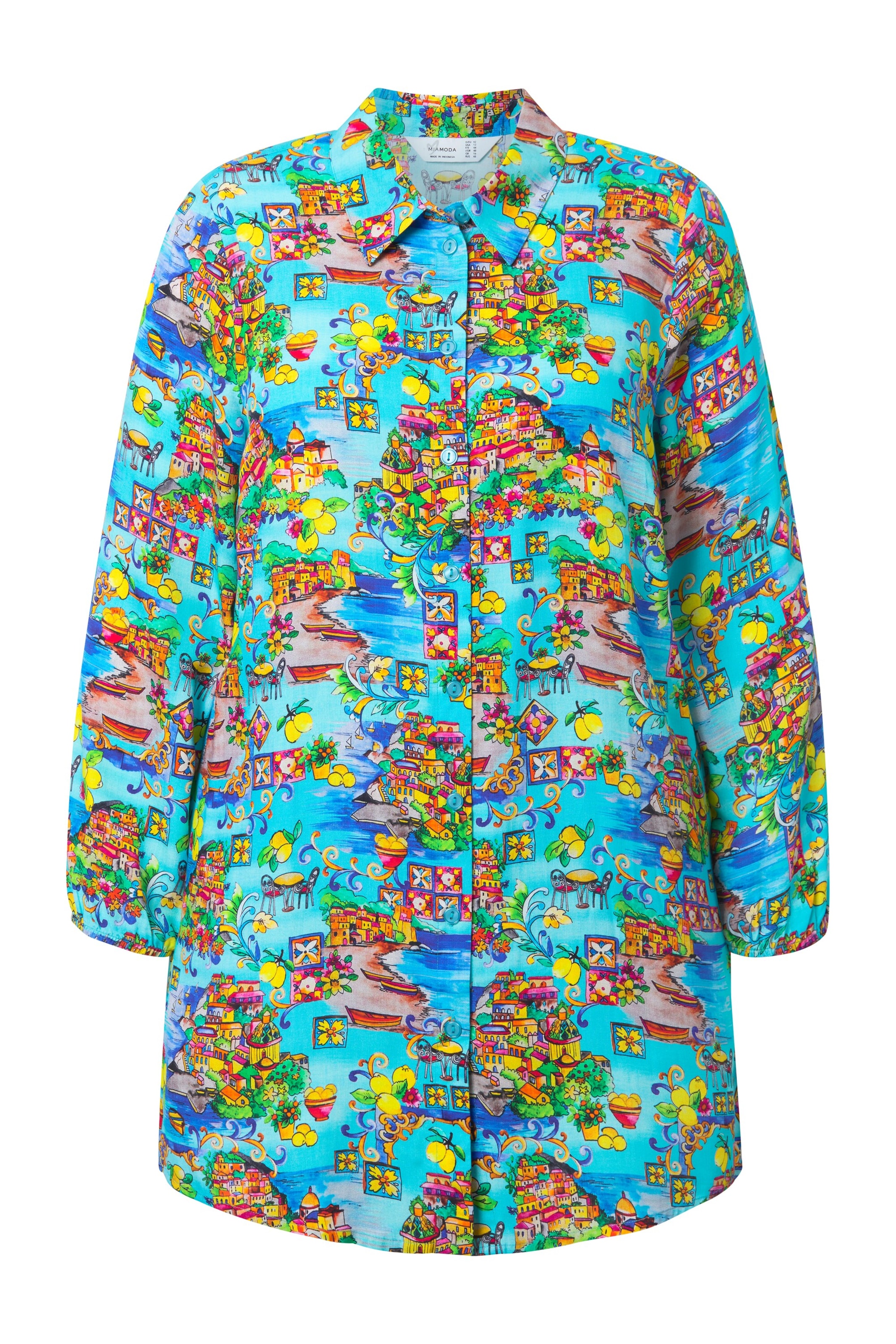 MIAMODA Blouse in Blauw: voorkant