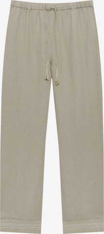 Pull&Bear Loose fit Pants in Beige: front