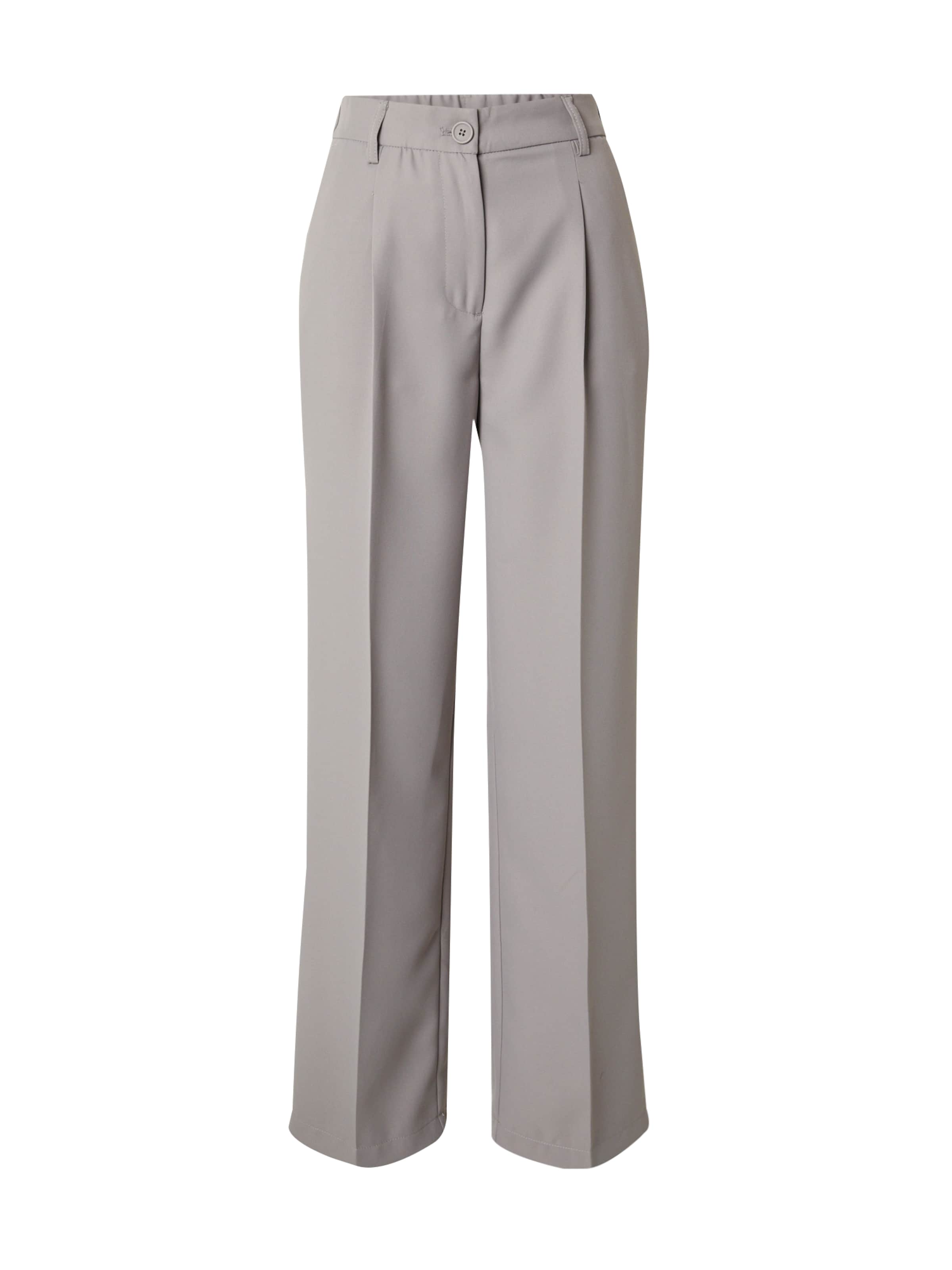 Noisy may Loose fit Trousers with creases 'DEBBIE' in Grey: front