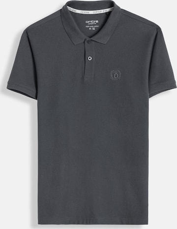 Ombre Shirt in Grau: Vorderseite