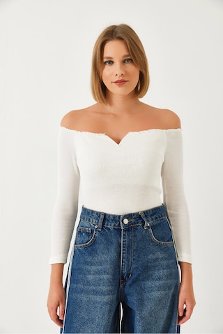 Bianco Lucci Shirt in Weiß: Vorderseite