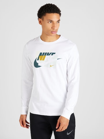 Nike Sportswear Тениска 'CONNECT' в бяло: отпред