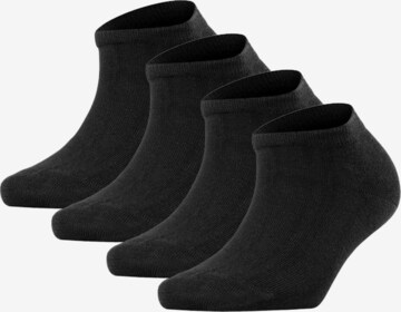 FALKE Socks in Black: front