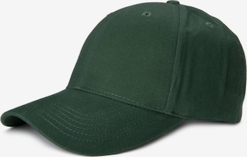 styleBREAKER Cap 'Baseball Cap Einfarbig' in Grün: Vorderseite