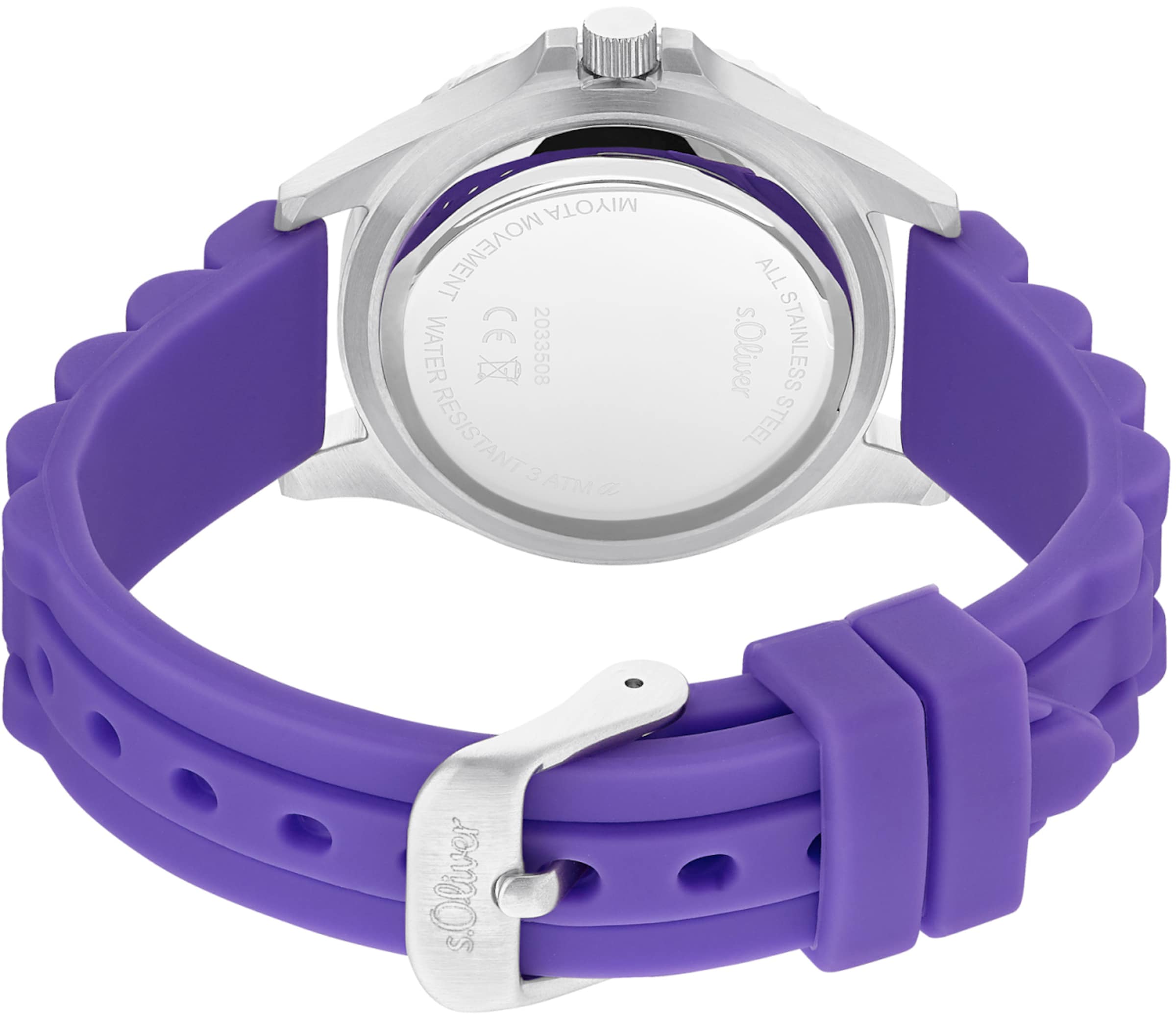 s.Oliver Analog Watch in Purple