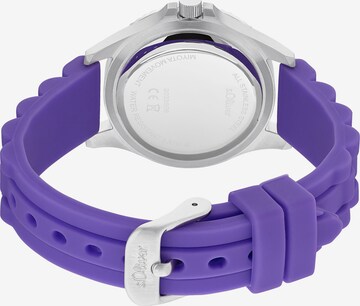 s.Oliver Analog Watch in Purple