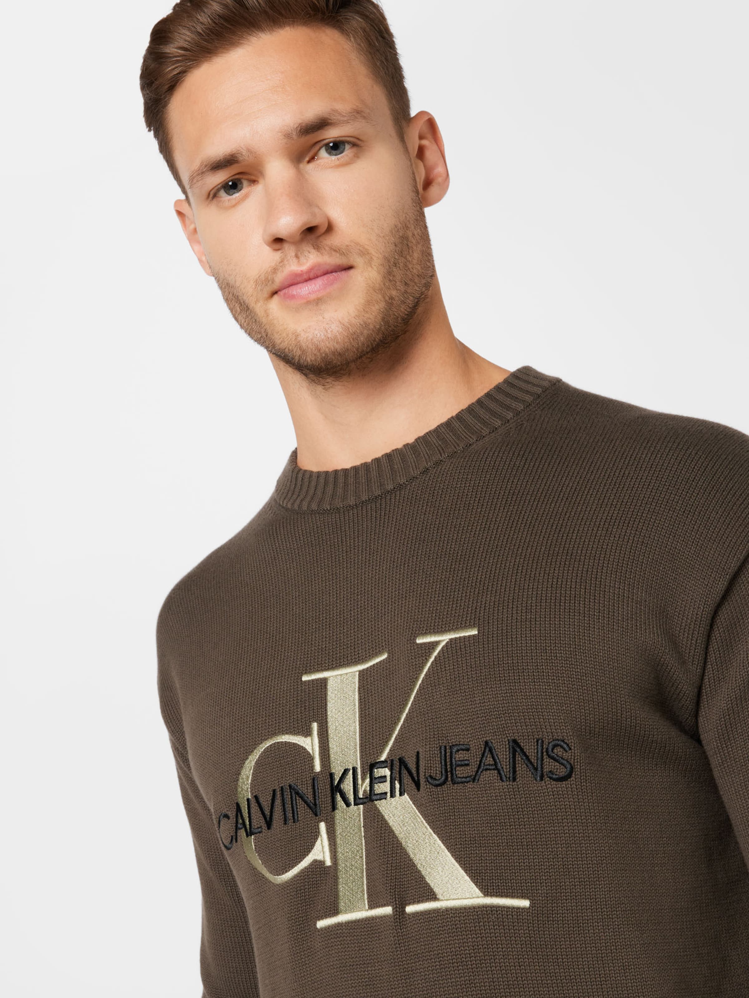 Calvin Klein Jeans Sweater in Olive 