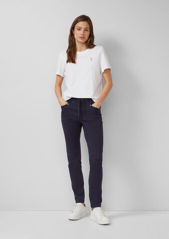 s.Oliver Slim fit Trousers in Blue: front