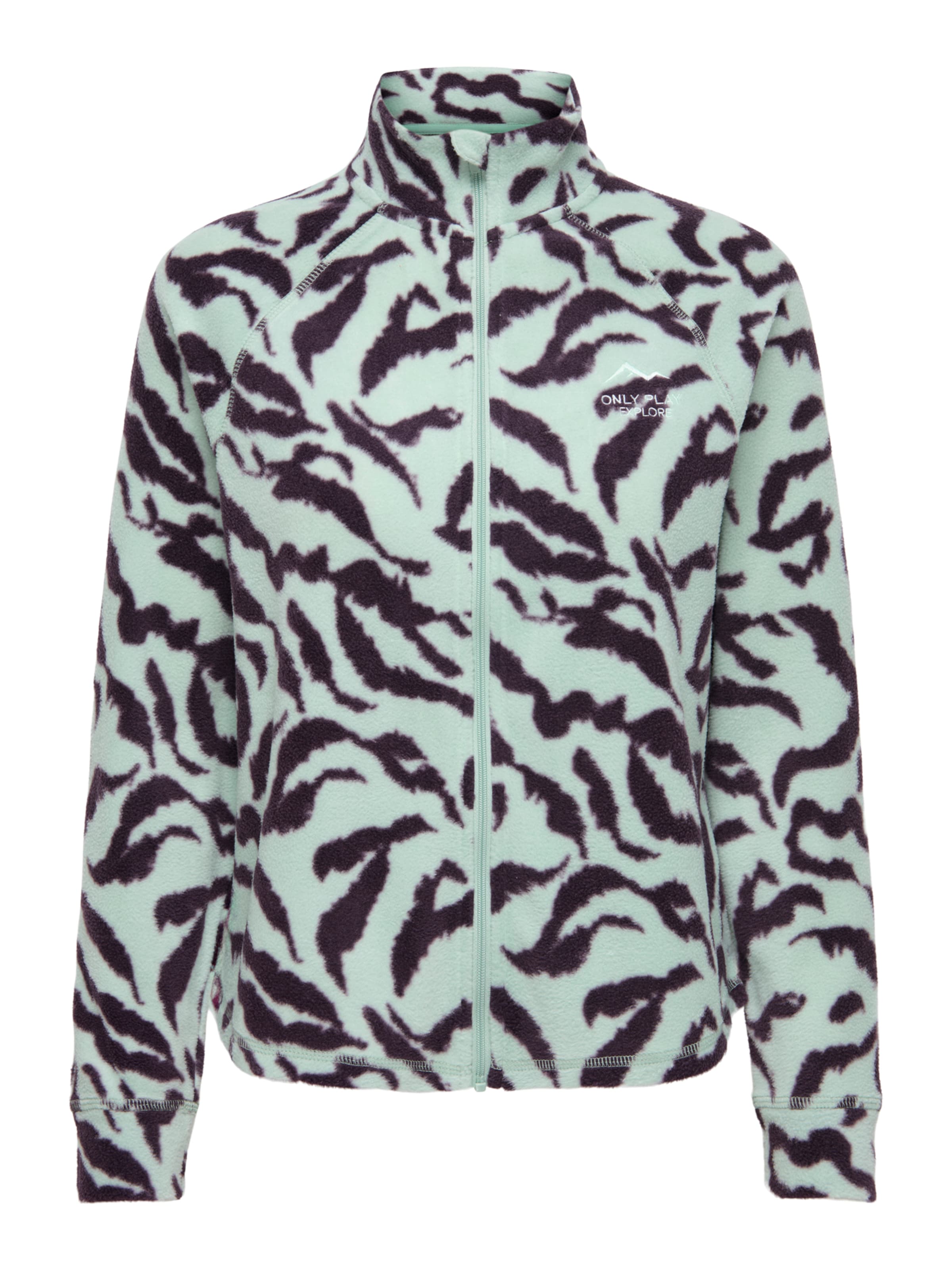 ONLY PLAY - Chaqueta polar funcional 'ONPIno' en verde: frente