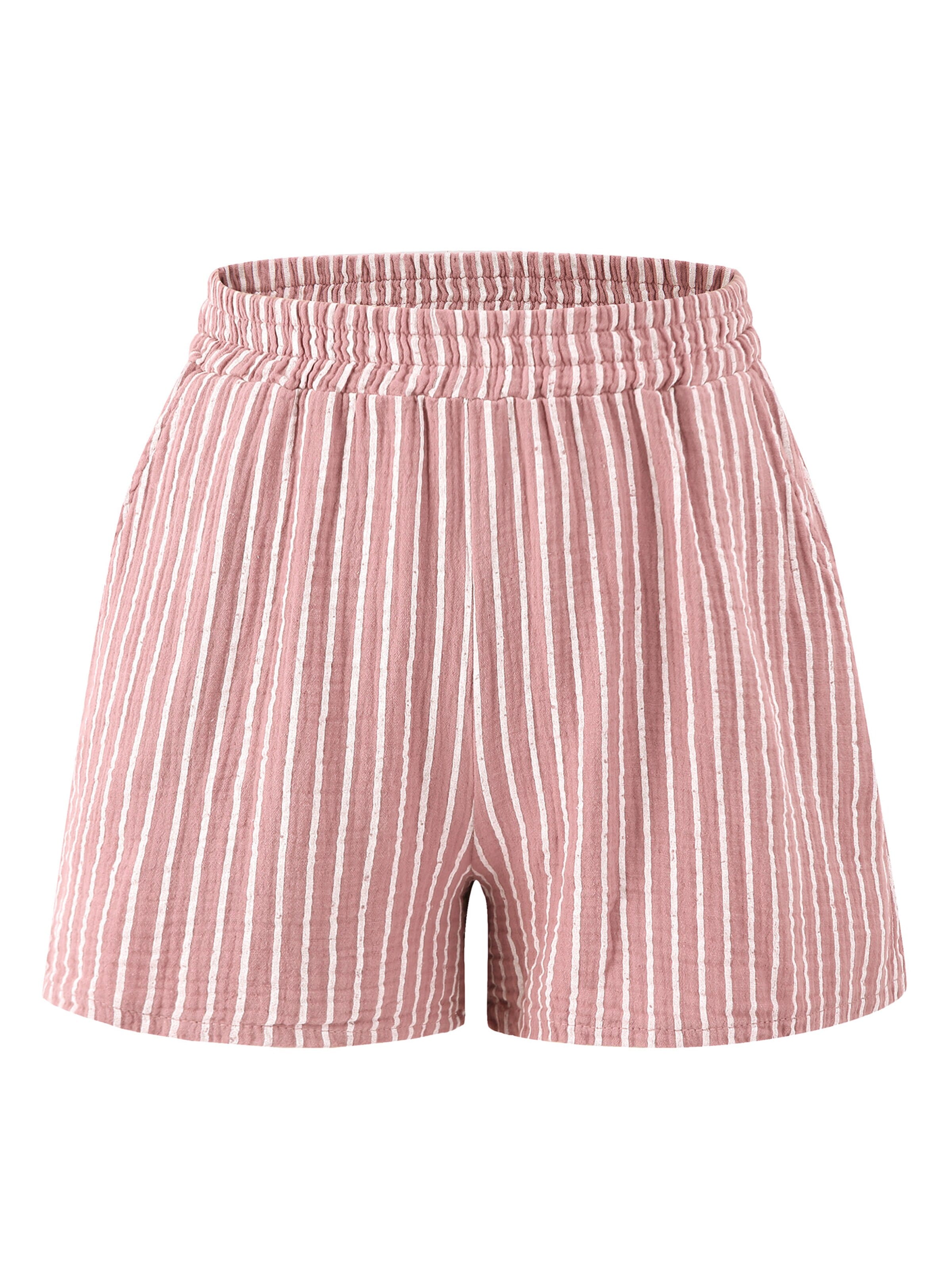 SASSYCLASSY Regular Trousers in Pink: front