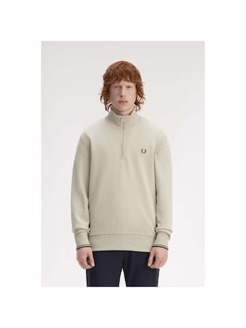 Fred Perry Sweatshirt in Beige: voorkant