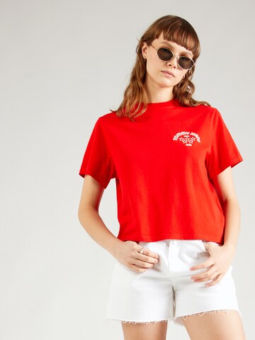 T-shirt Tommy Jeans en rouge