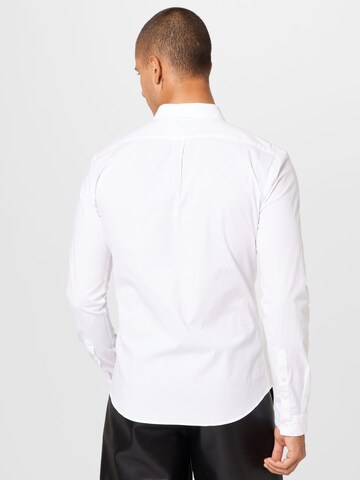 Coupe slim Chemise 'Ero3' HUGO en blanc