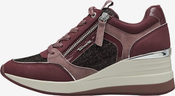 TAMARIS Sneakers laag in Rood