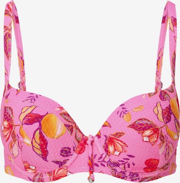 Hauts de bikini LingaDore en rose : devant